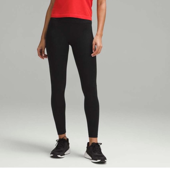 Lululemon Wunder Train Black High-Rise Ribbed Tight 25" Leggings 6 - Picture 3 of 11